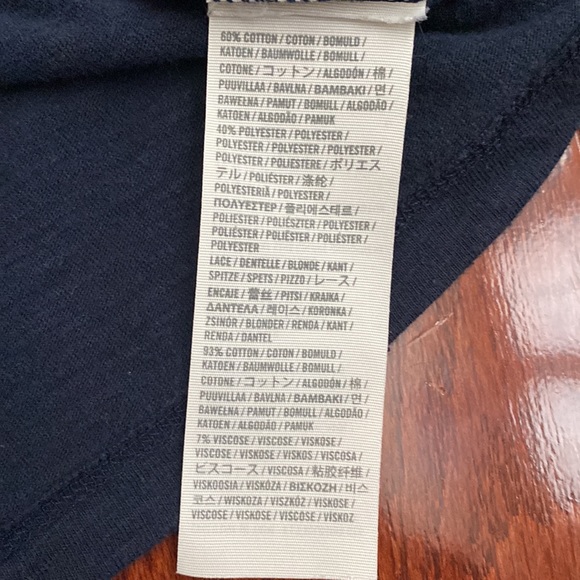 Abercrombie & Fitch Navy Blue Top - Picture 7 of 9